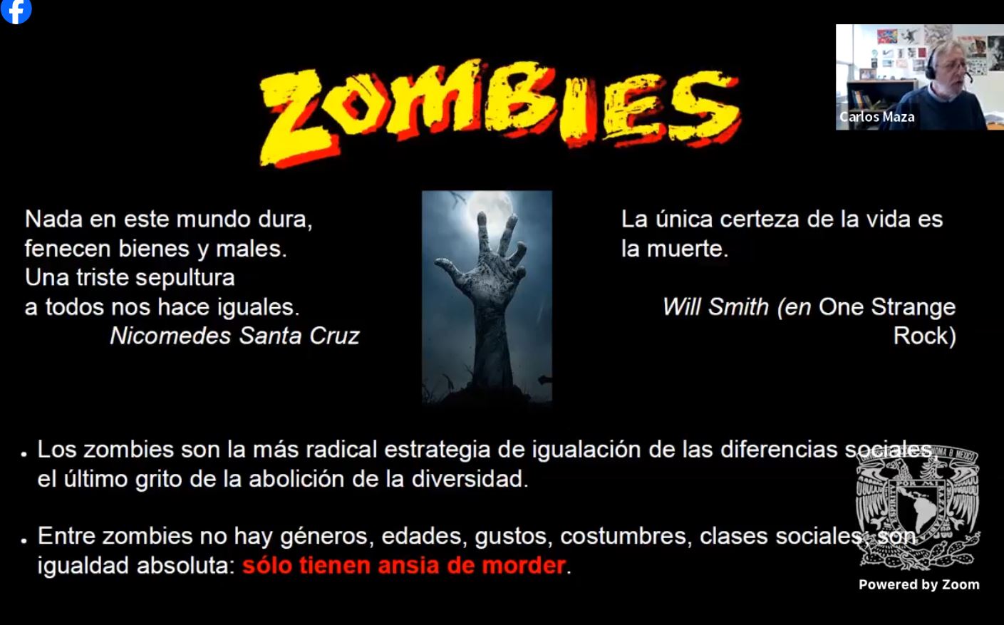 Zombis: más vivos que tú. El vacío como identidad en el imaginario capitalista